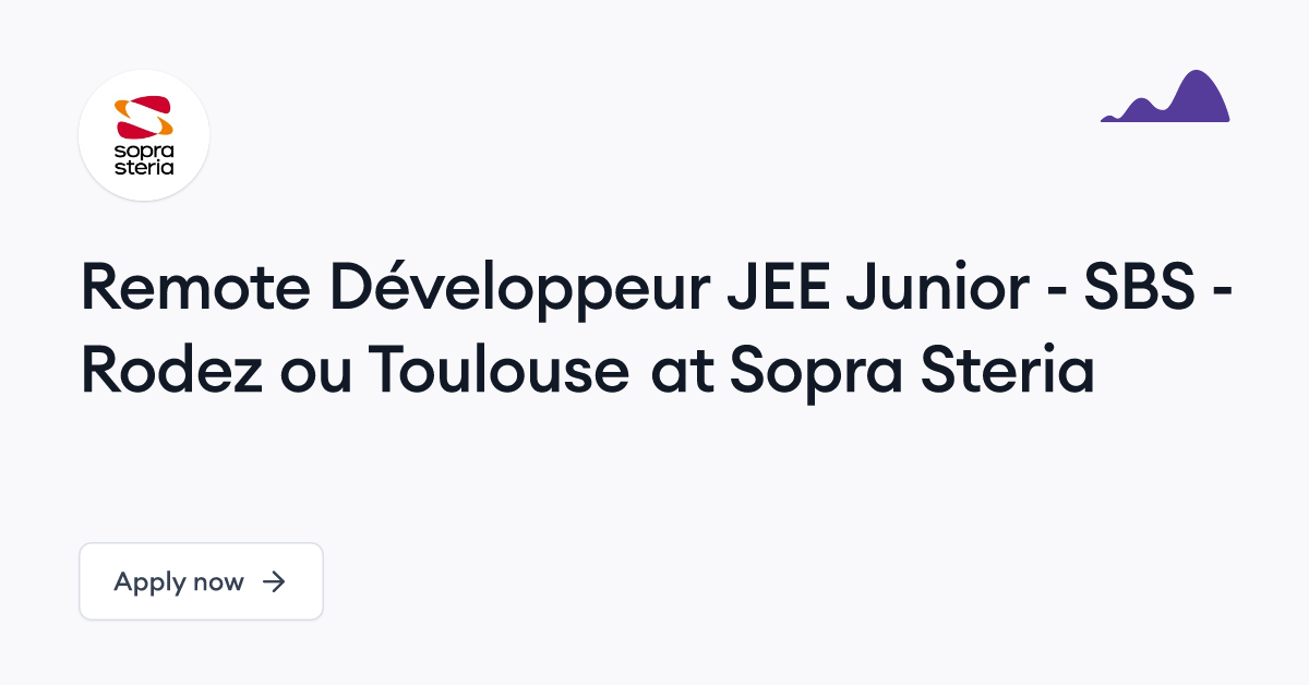 Sopra Banking Software Rodez | Java Developer Opportunity with Global Technology Partner
