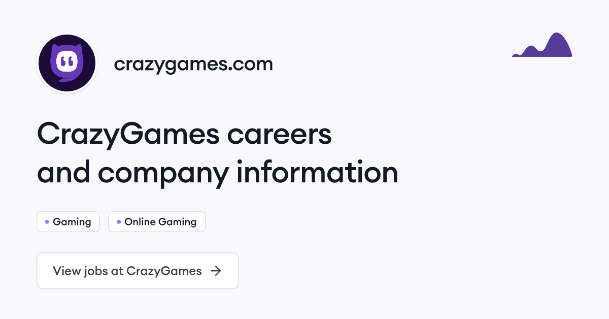 Jobs & internships at CrazyGames.com