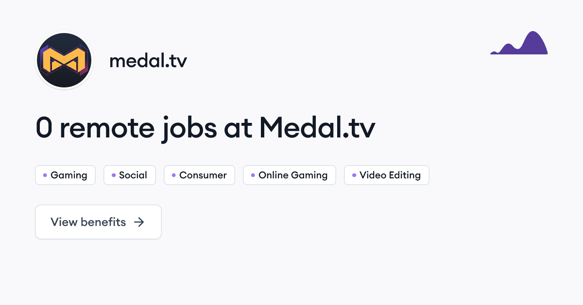 0 Remote Jobs at Medal.tv