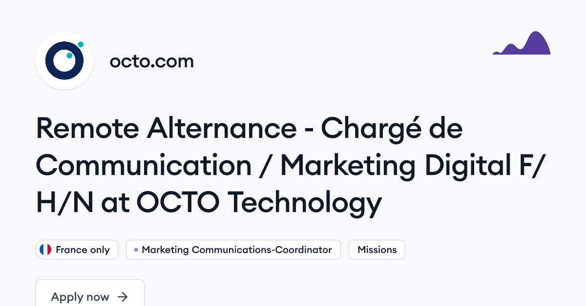 Top Digital Marketing and Communication Job Opportunity at OCTO Academy – Apply Now!